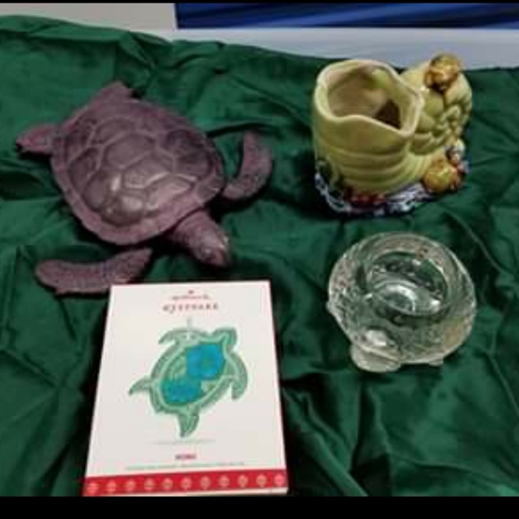 Turtle collection (20 different) glass stone wood - Picture 4 of 8